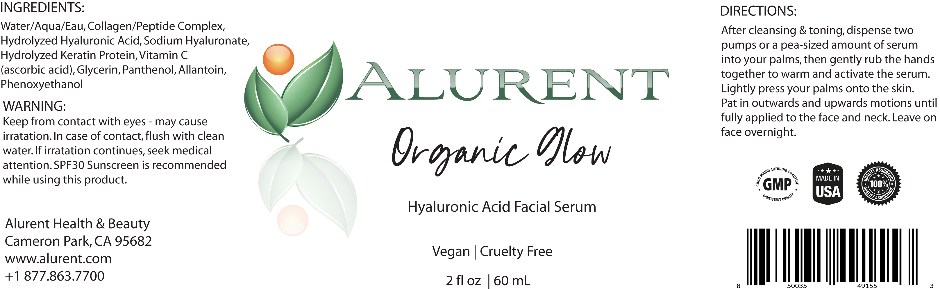 lurent Hyaluronic Acid Serum